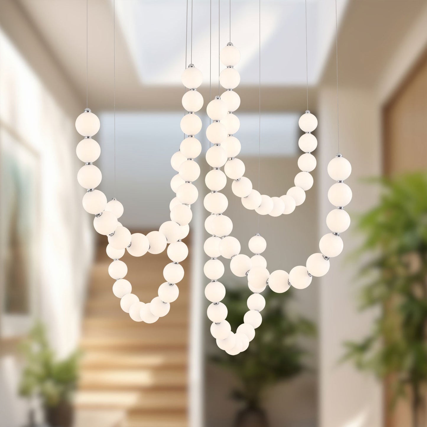 Akoya LED Chandelier in Detail.