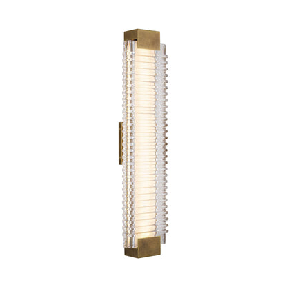 Alai LED Bath Vanity Light in Vintage Brass.