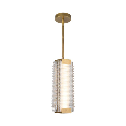 Alai LED Pendant Light in Vintage Brass (16.25-Inch).
