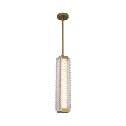 Alai LED Pendant Light in Vintage Brass (24.5-Inch).