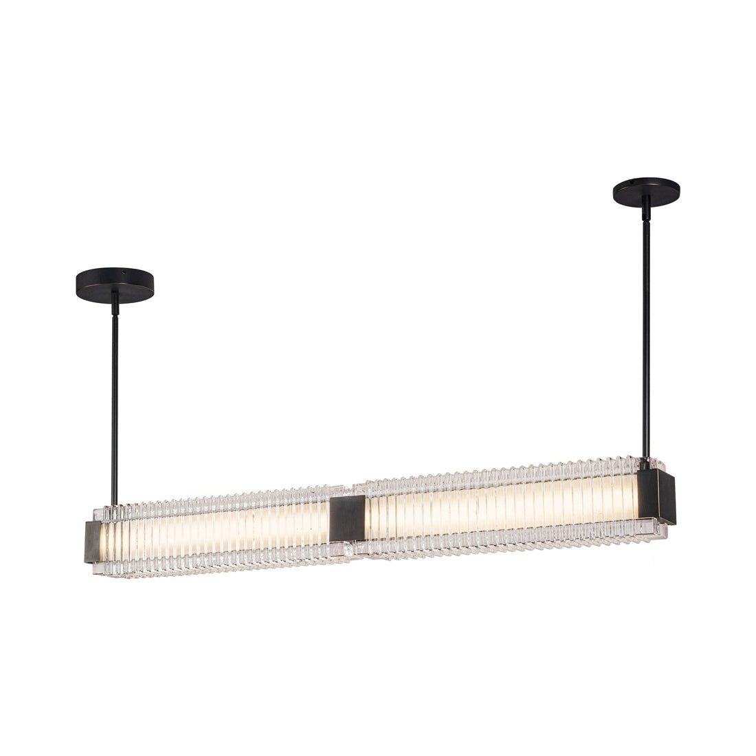 Alai Linear LED Pendant Light in Urban Bronze.