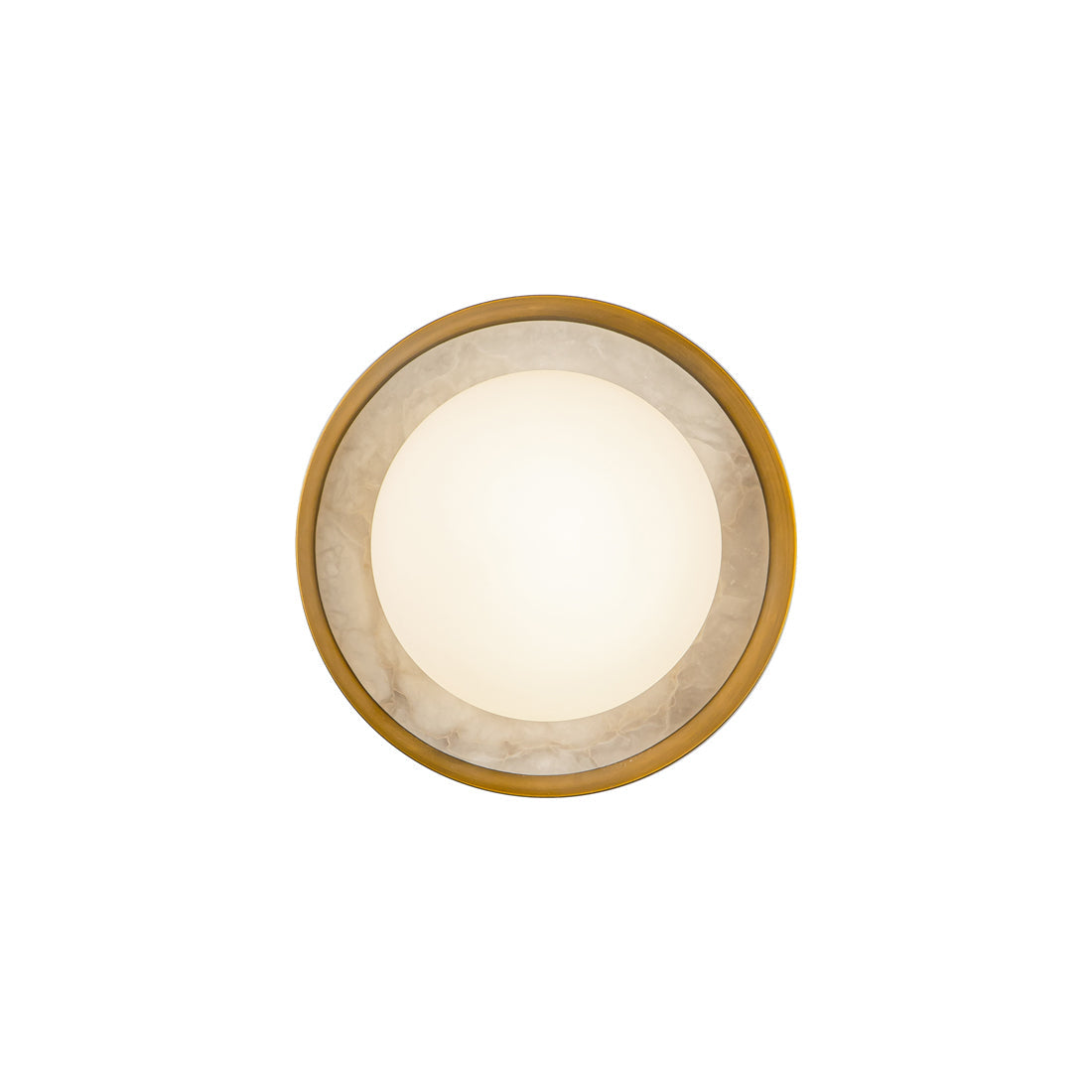 Alonso LED Wall Light in Vintage Brass (1-Light).