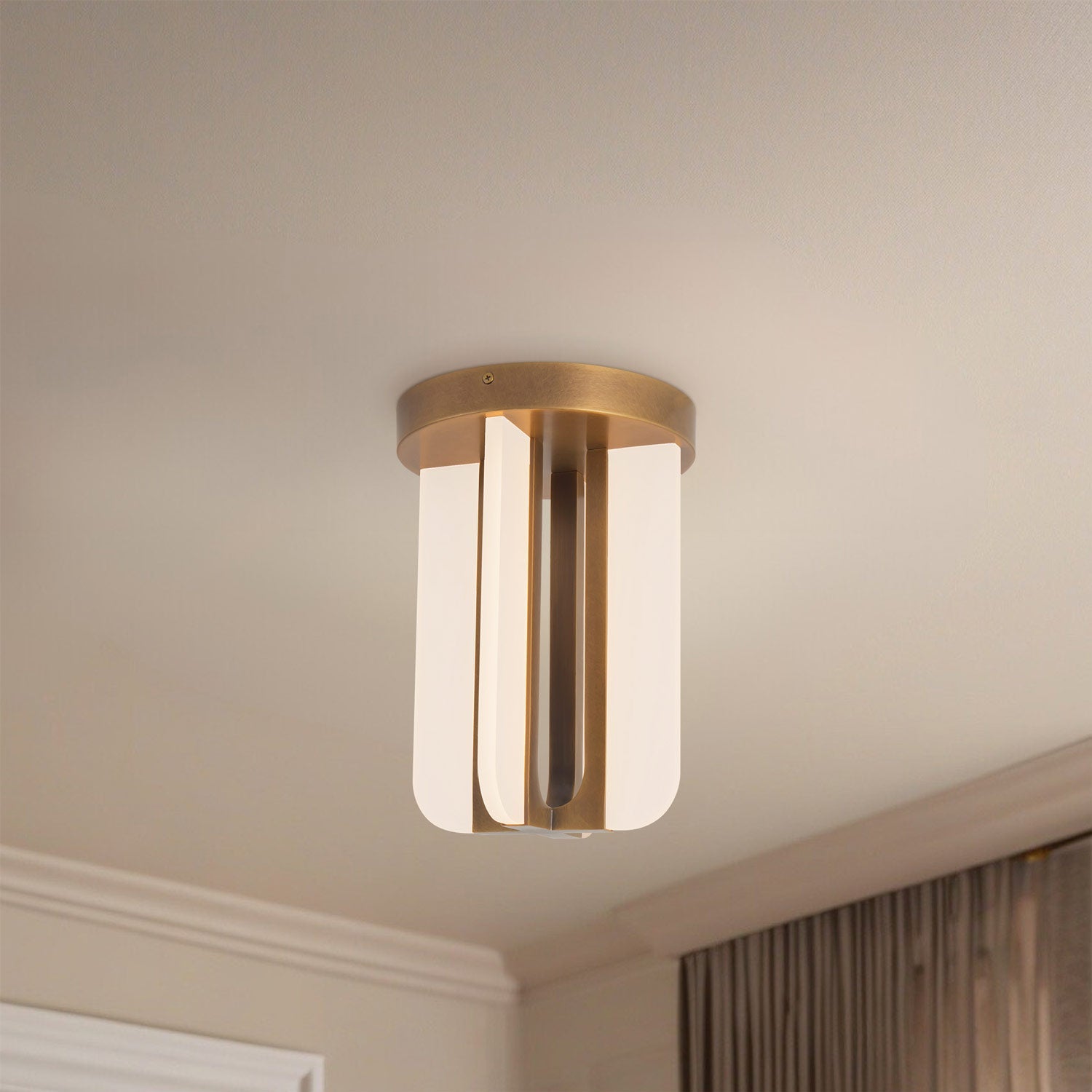 Anders LED Semi Flush Mount Ceiling Light in Detail.