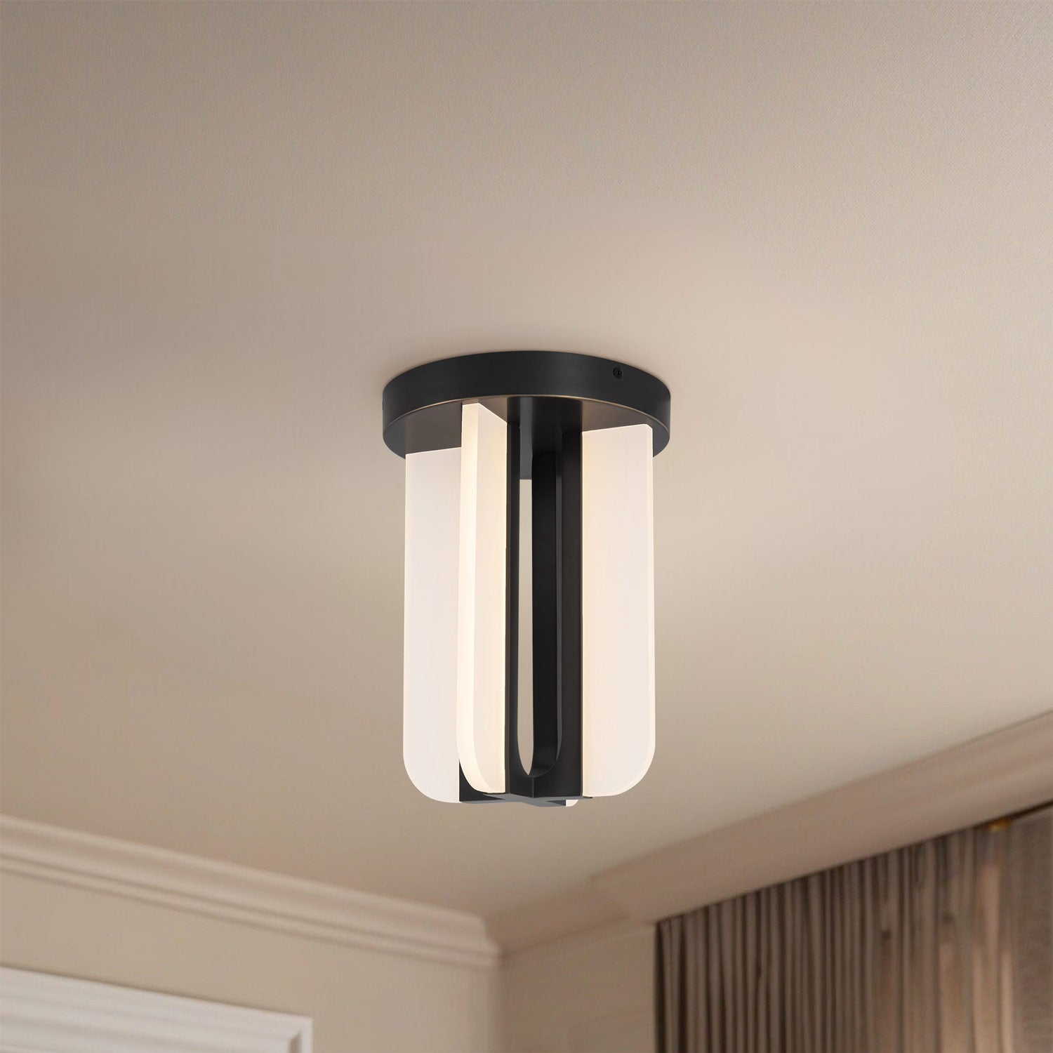 Anders LED Semi Flush Mount Ceiling Light in Detail.