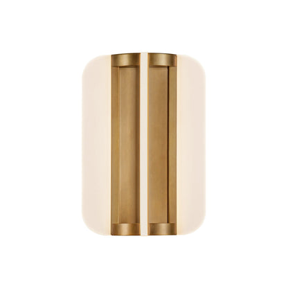 Anders LED Wall Light in Vintage Brass (Small).