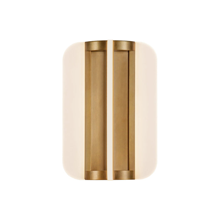Anders LED Wall Light in Vintage Brass (Small).