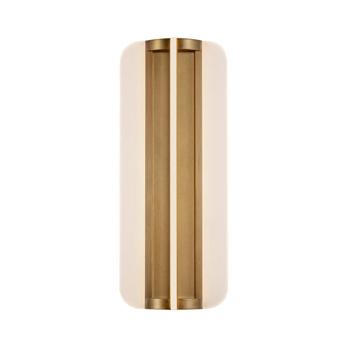 Anders LED Wall Light in Vintage Brass (Large).