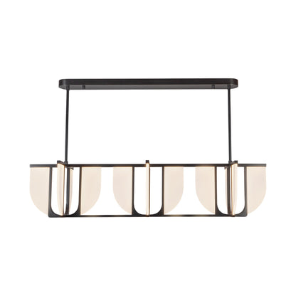 Anders Linear LED Pendant Light in Urban Bronze.