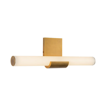 Apollo LED Bath Vanity Light in Vintage Brass.