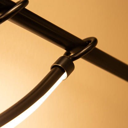 Aryas LED Linear Pendant Light in Detail.