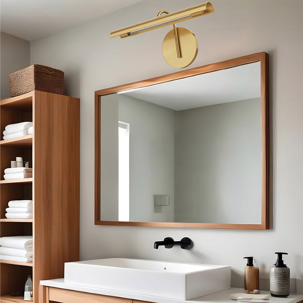 Astrid LED Picture Light in bathroom.