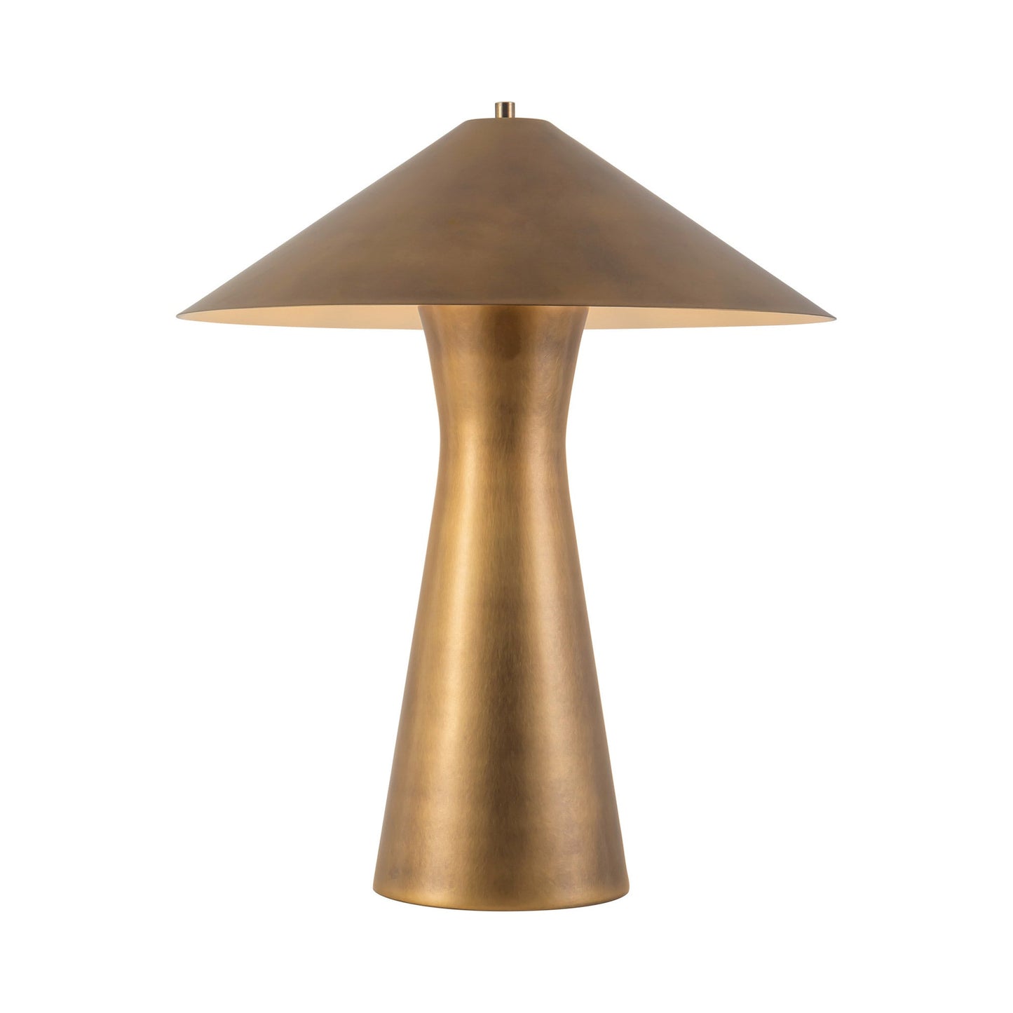 Blair Table Lamp in Vintage Brass.