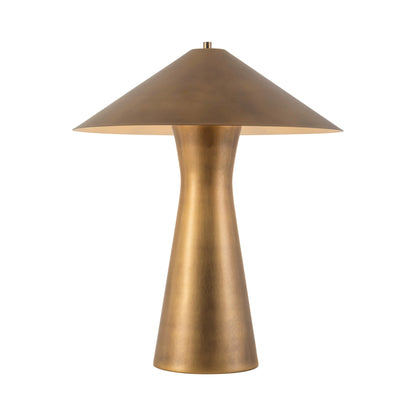 Blair Table Lamp in Vintage Brass.
