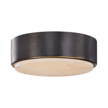 Blanco LED Flush Mount Ceiling Light in Urban Bronze.
