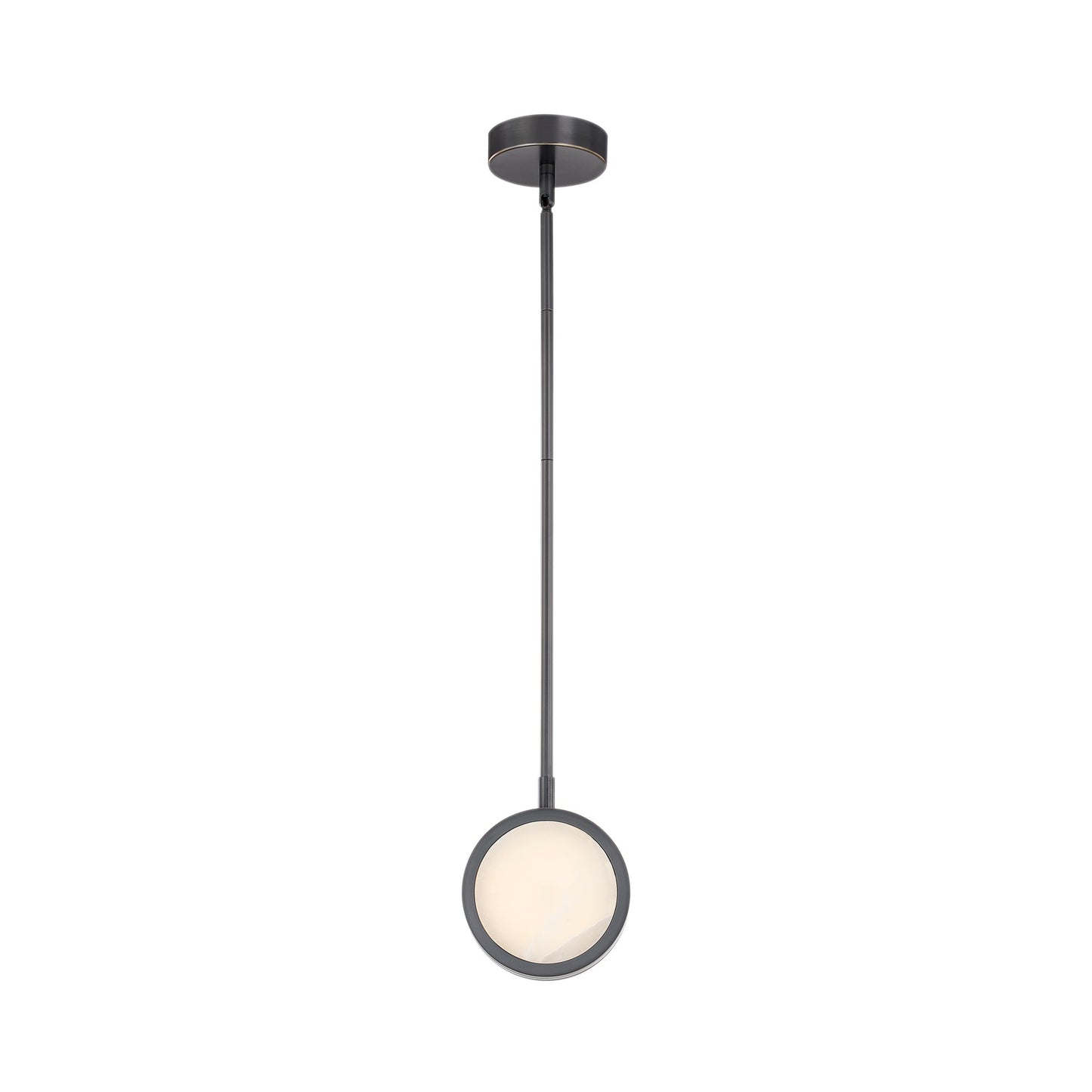 Blanco LED Pendant Light in Urban Bronze (1-Light).