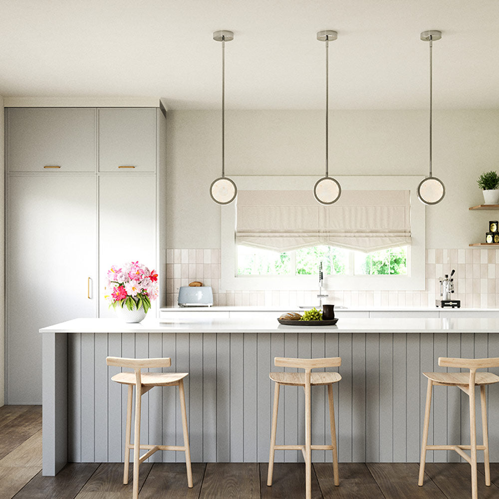 Blanco LED Pendant Light in kitchen.