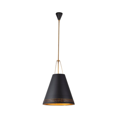 Brickell Pendant Light in Matte Black.
