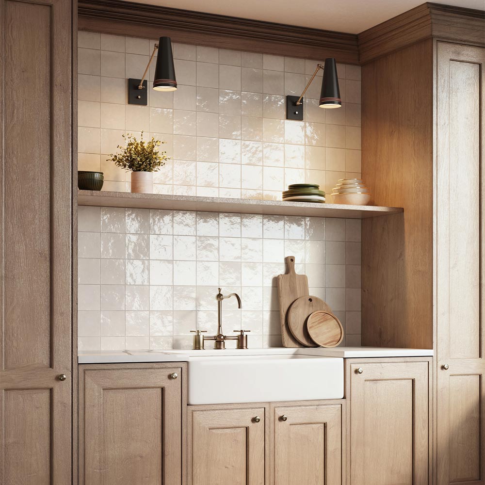 Brickell Wall Light in kitchen.