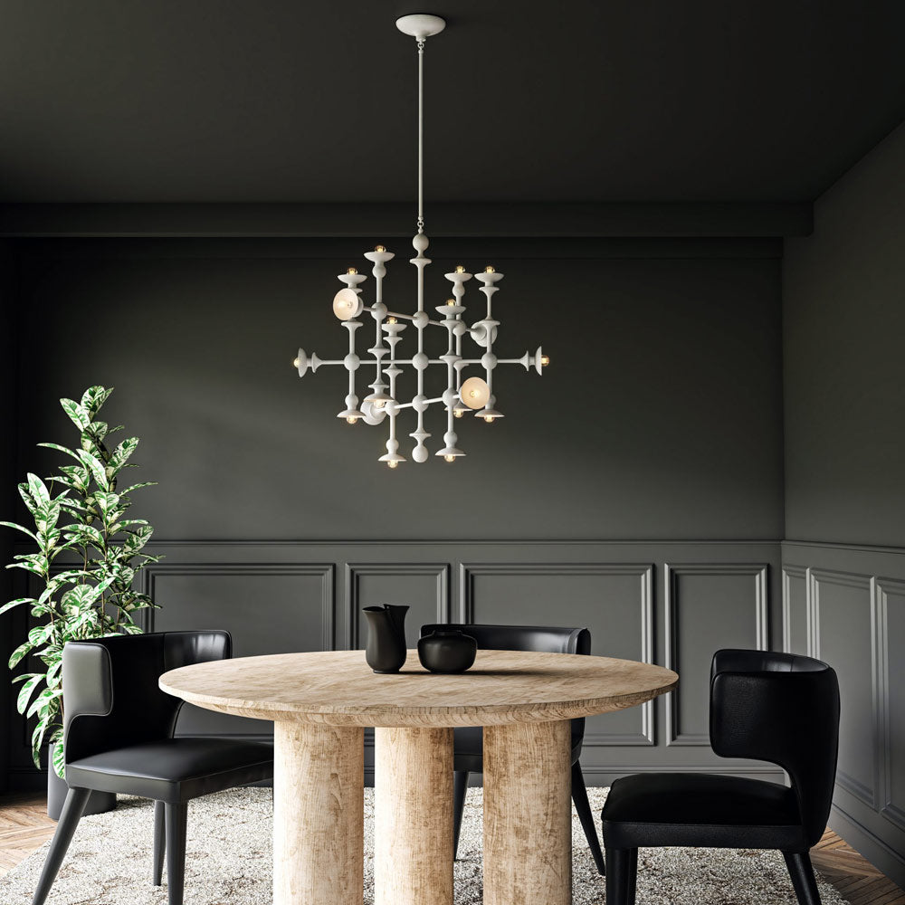 Cadence Chandelier in living room.