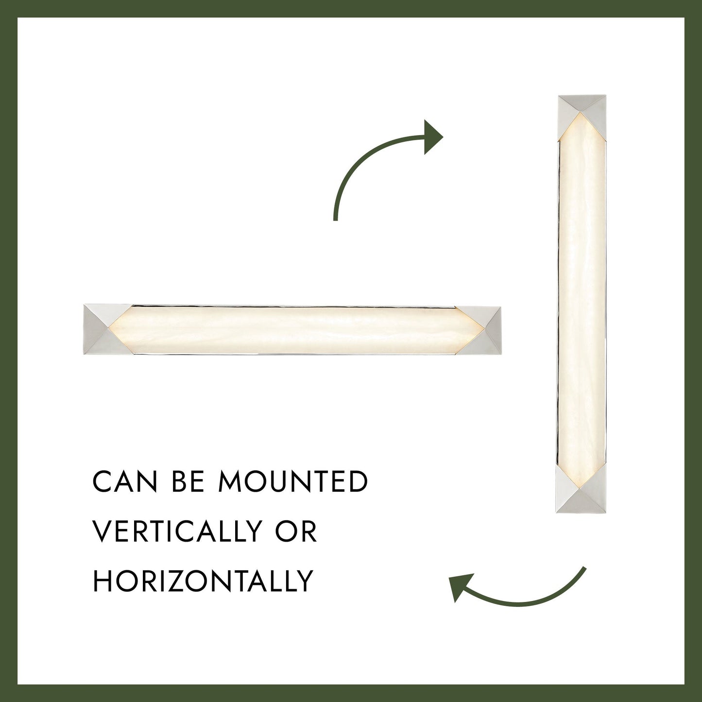 Caesar LED Vanity Wall Light in Detail.