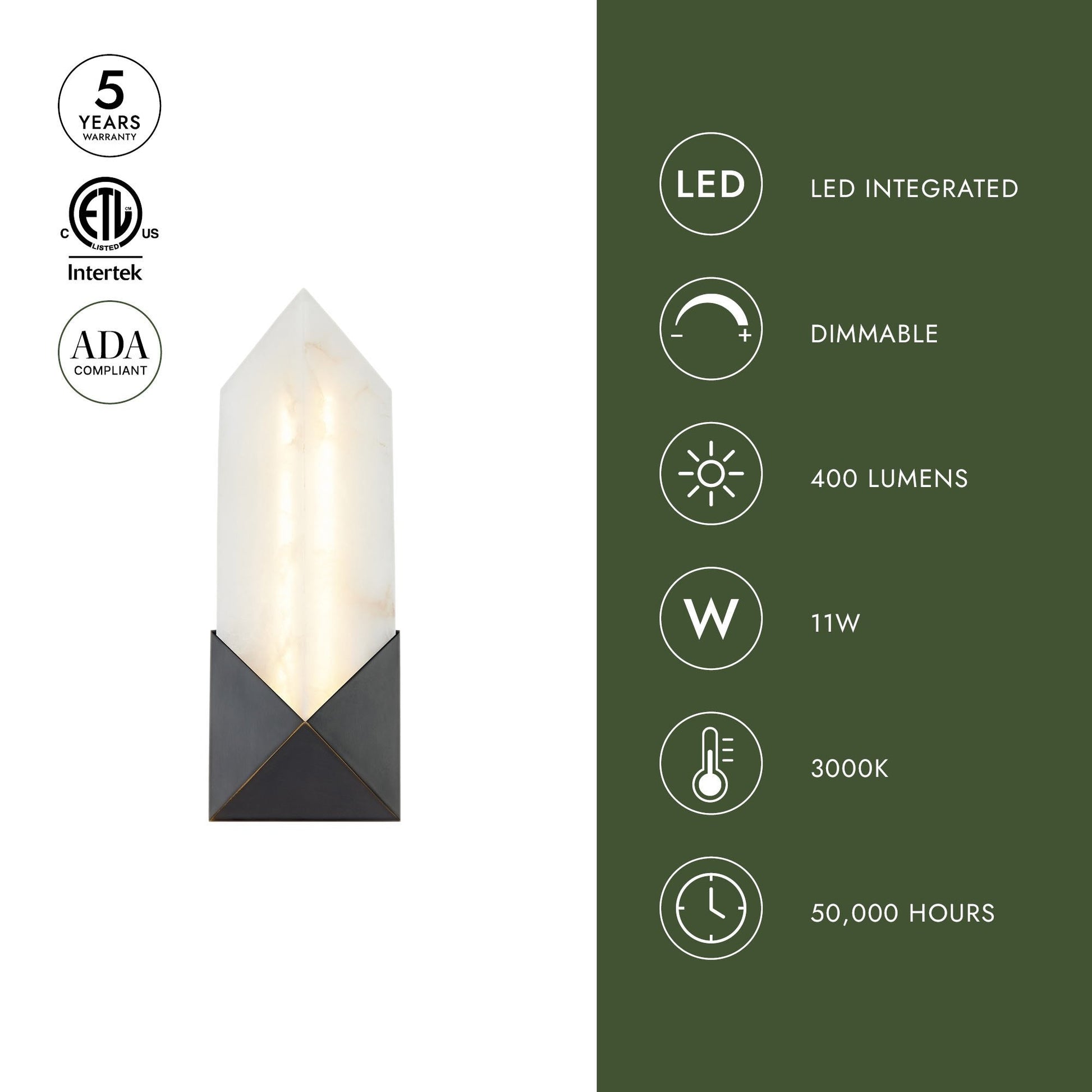 Caesar LED Wall Light in Detail.