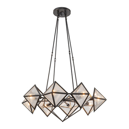 Cairo Chandelier in Urban Bronze (8-Light).