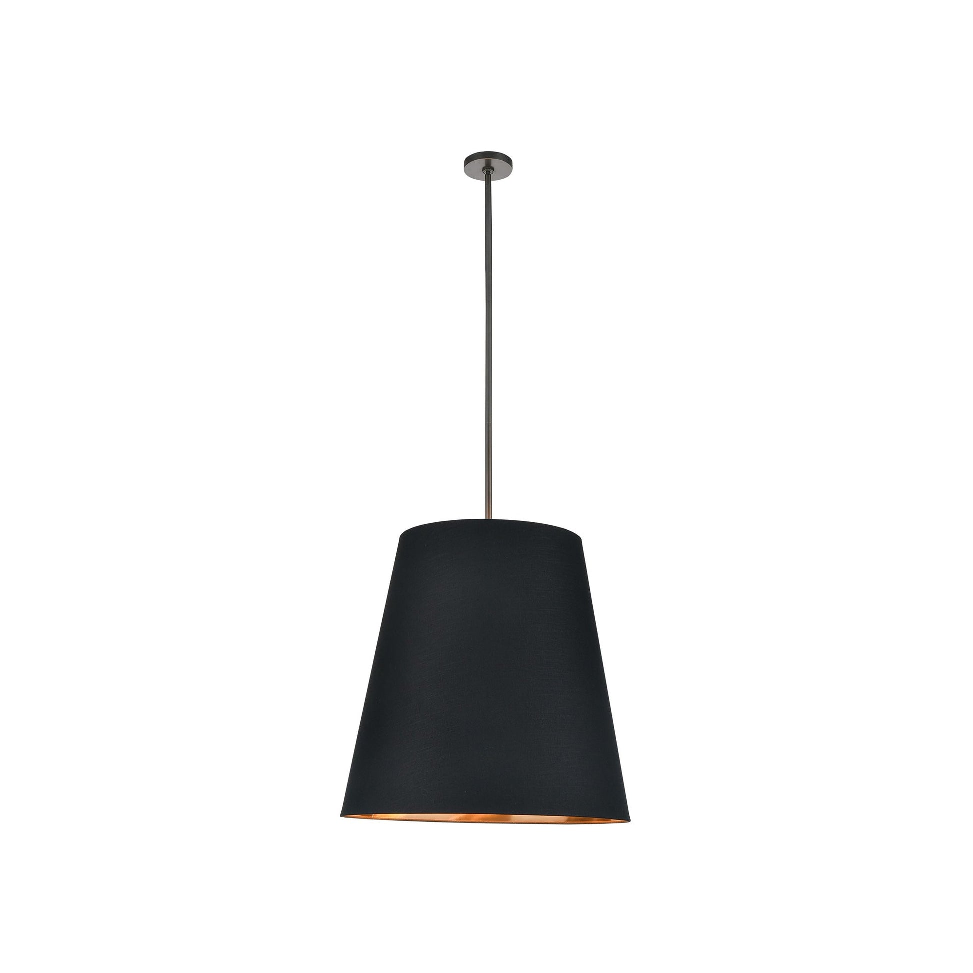 Calor Pendant Light in Urban Bronze/Black (Small).