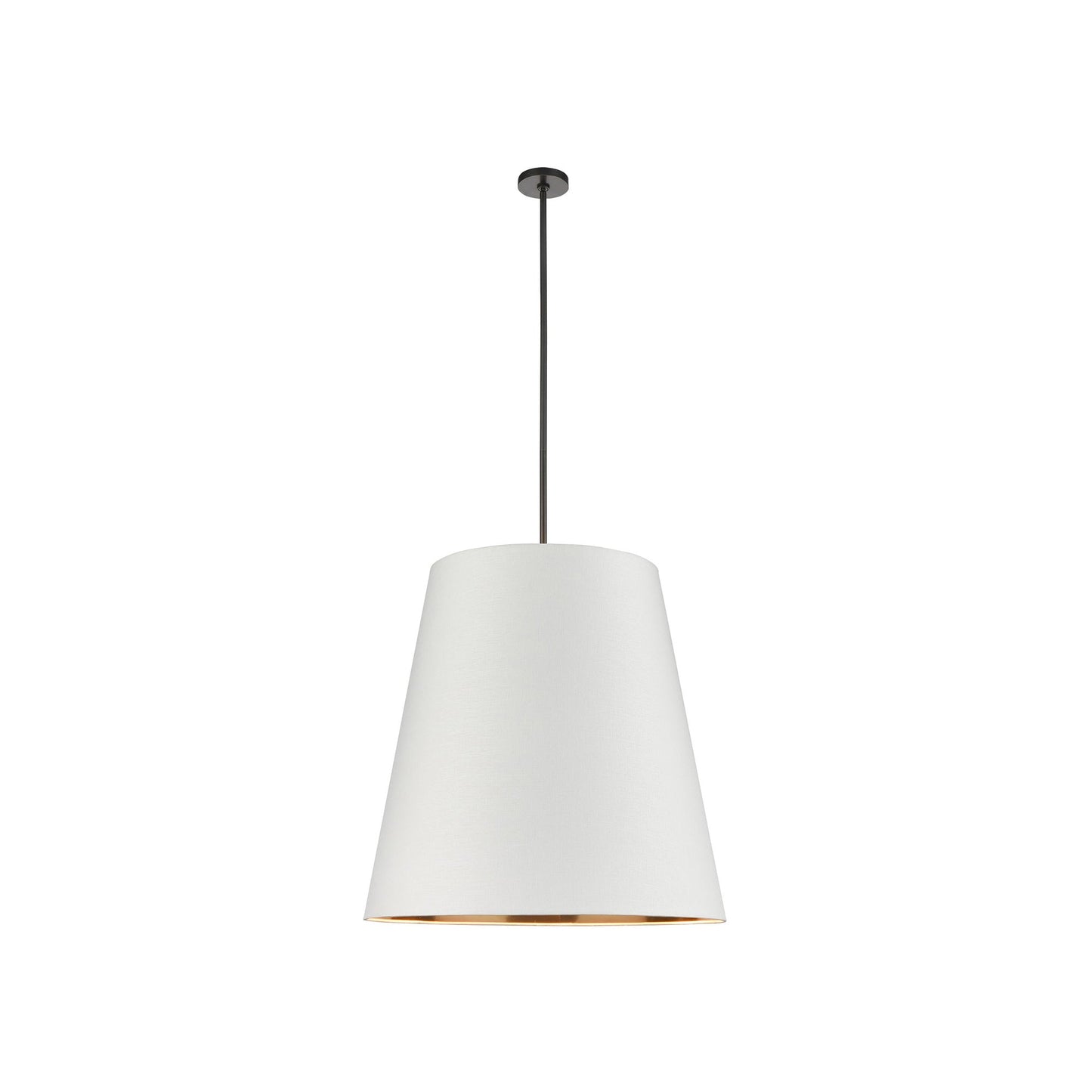 Calor Pendant Light in Urban Bronze/White (Small).