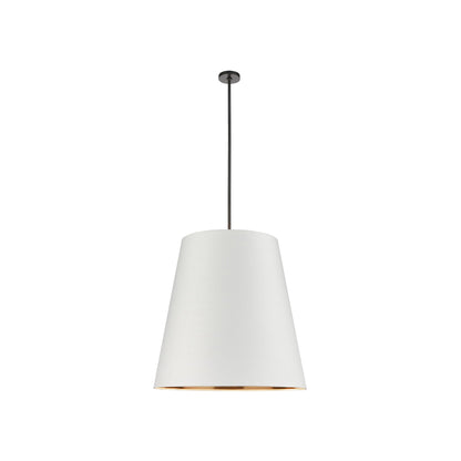 Calor Pendant Light in Urban Bronze/White (Small).