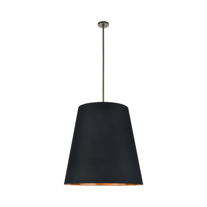 Calor Pendant Light in Urban Bronze/Black (Large).