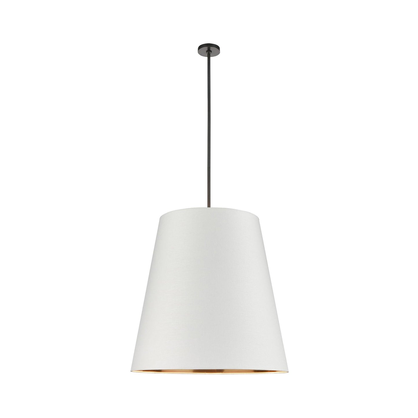 Calor Pendant Light in Urban Bronze/White (Large).