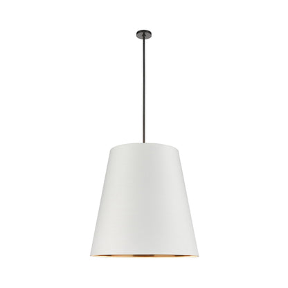 Calor Pendant Light in Urban Bronze/White (Large).