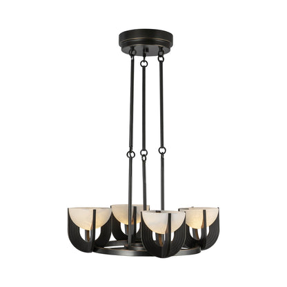 Colette LED Chandelier in Urban Bronze (22.88-Inch).