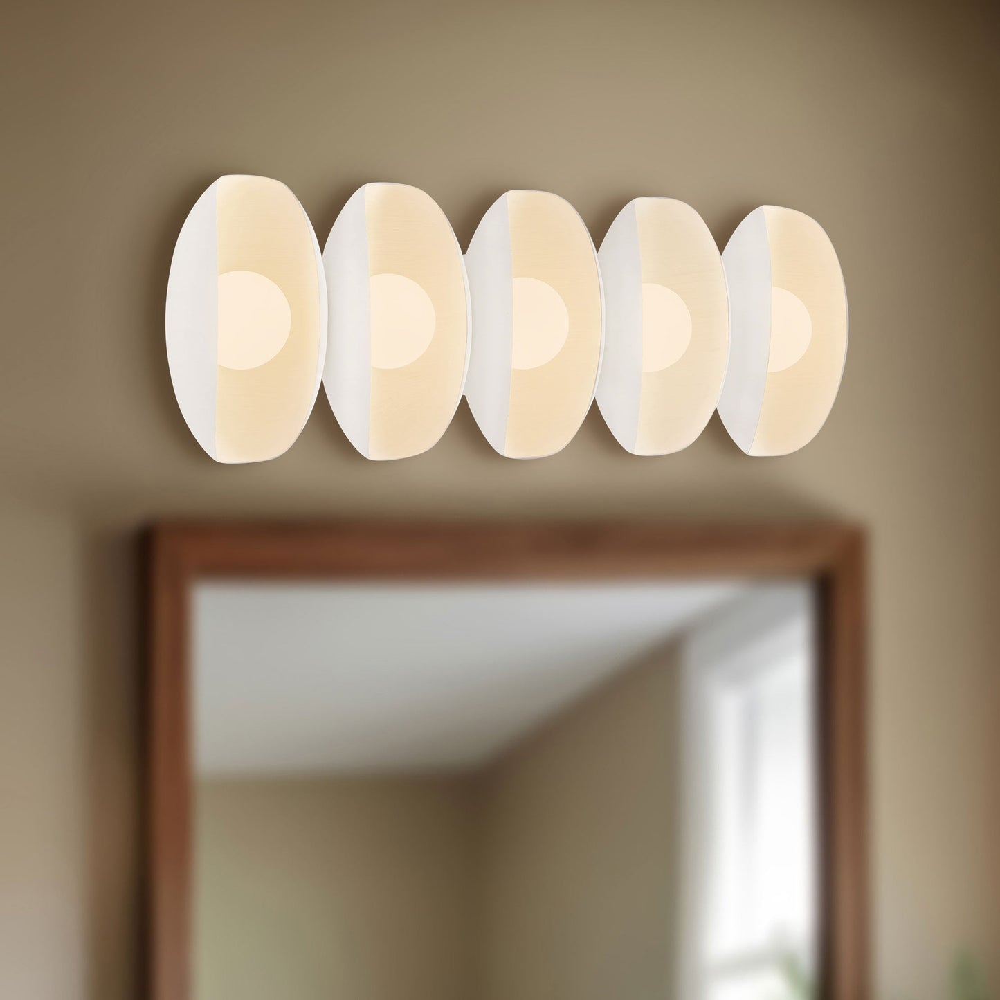 Cortez LED Bath Vanity Light in Detail.