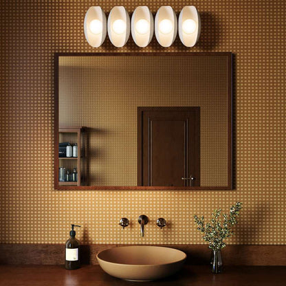 Cortez LED Bath Vanity Light in bathroom.