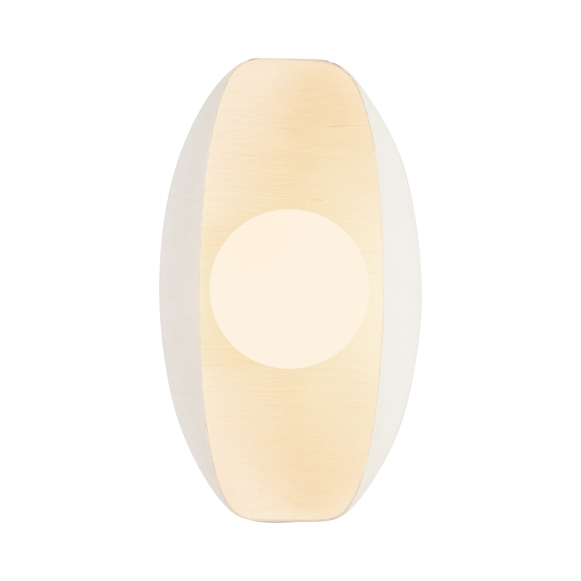 Cortez LED Bath Wall Light in Antique White.