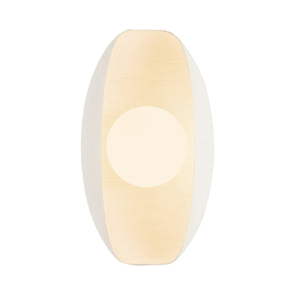 Cortez LED Bath Wall Light in Antique White.