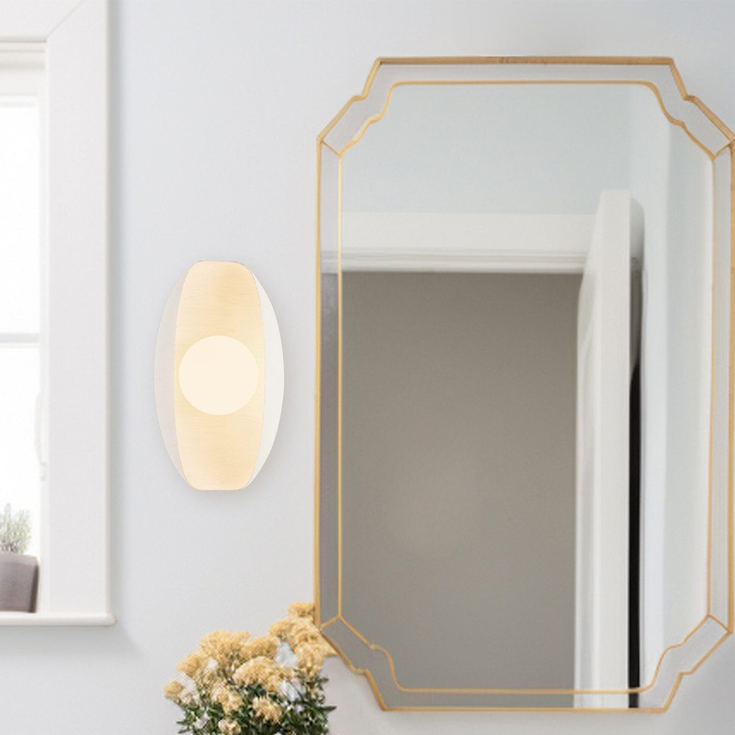 Cortez LED Bath Wall Light in Detail.