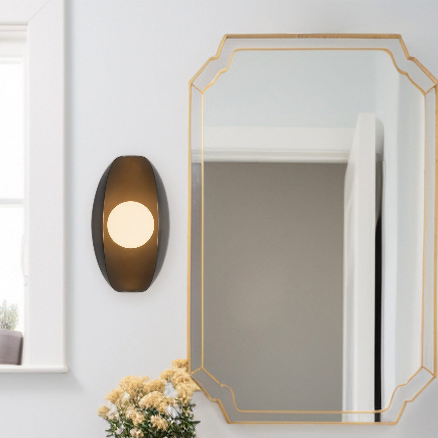 Cortez LED Bath Wall Light in Detail.
