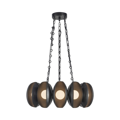 Cortez LED Chandelier in Urban Bronze (25-Inch).