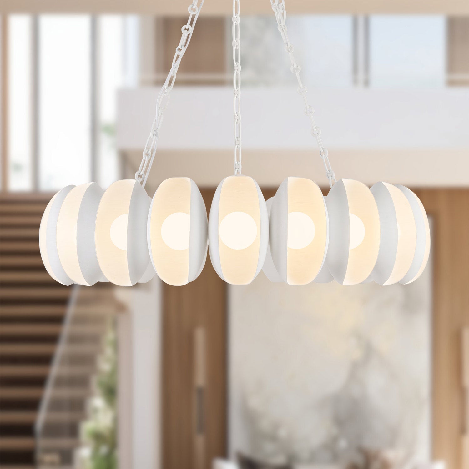 Cortez LED Chandelier in Detail.