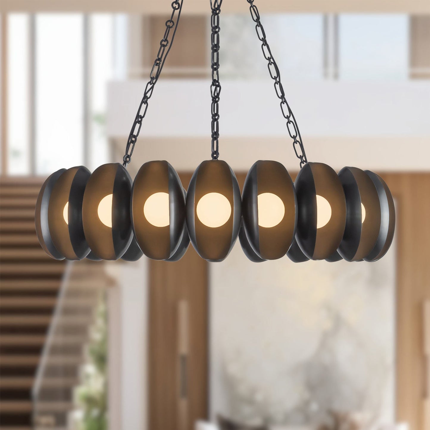 Cortez LED Chandelier in Detail.