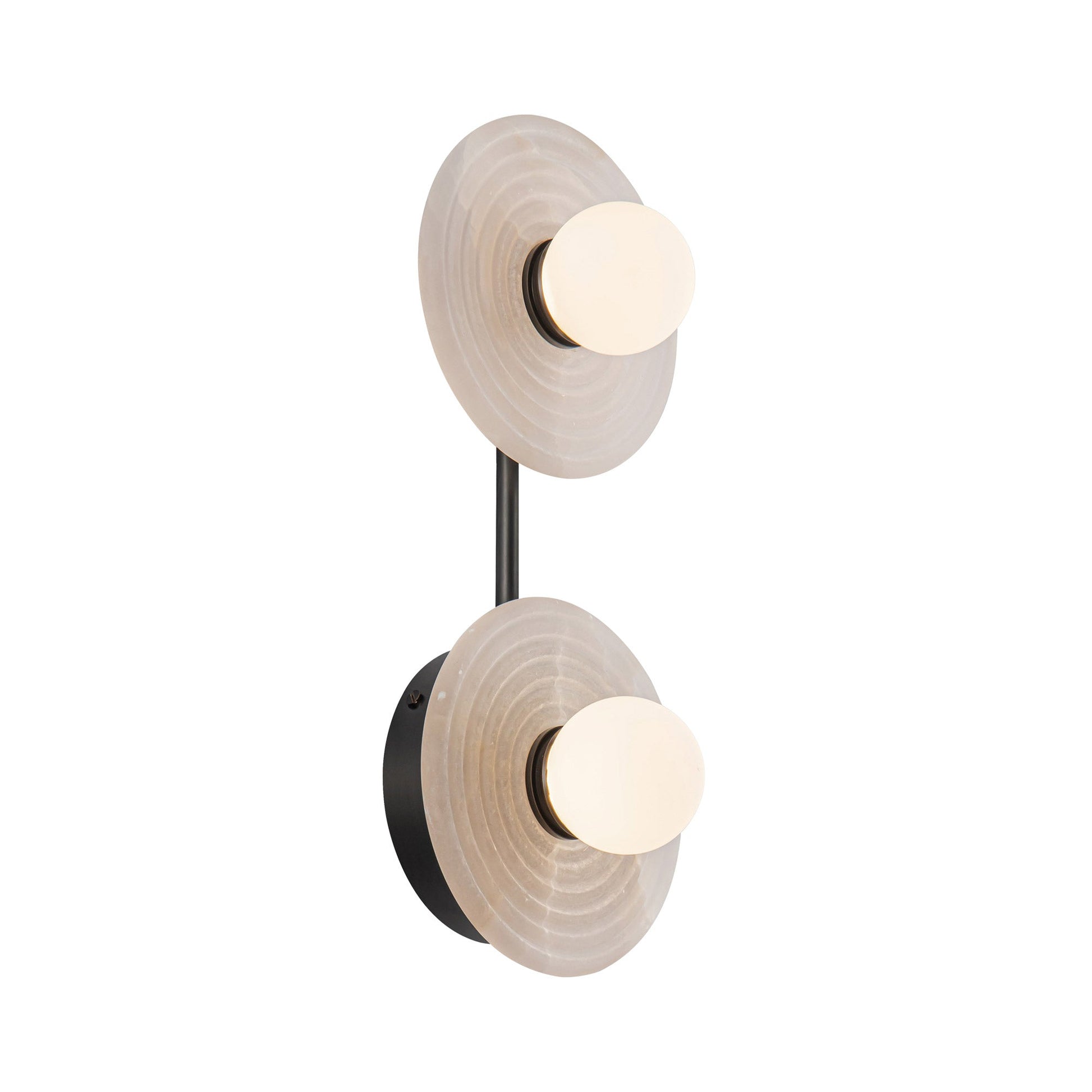 Dahlia LED Wall Light in Urban Bronze (2-Light).