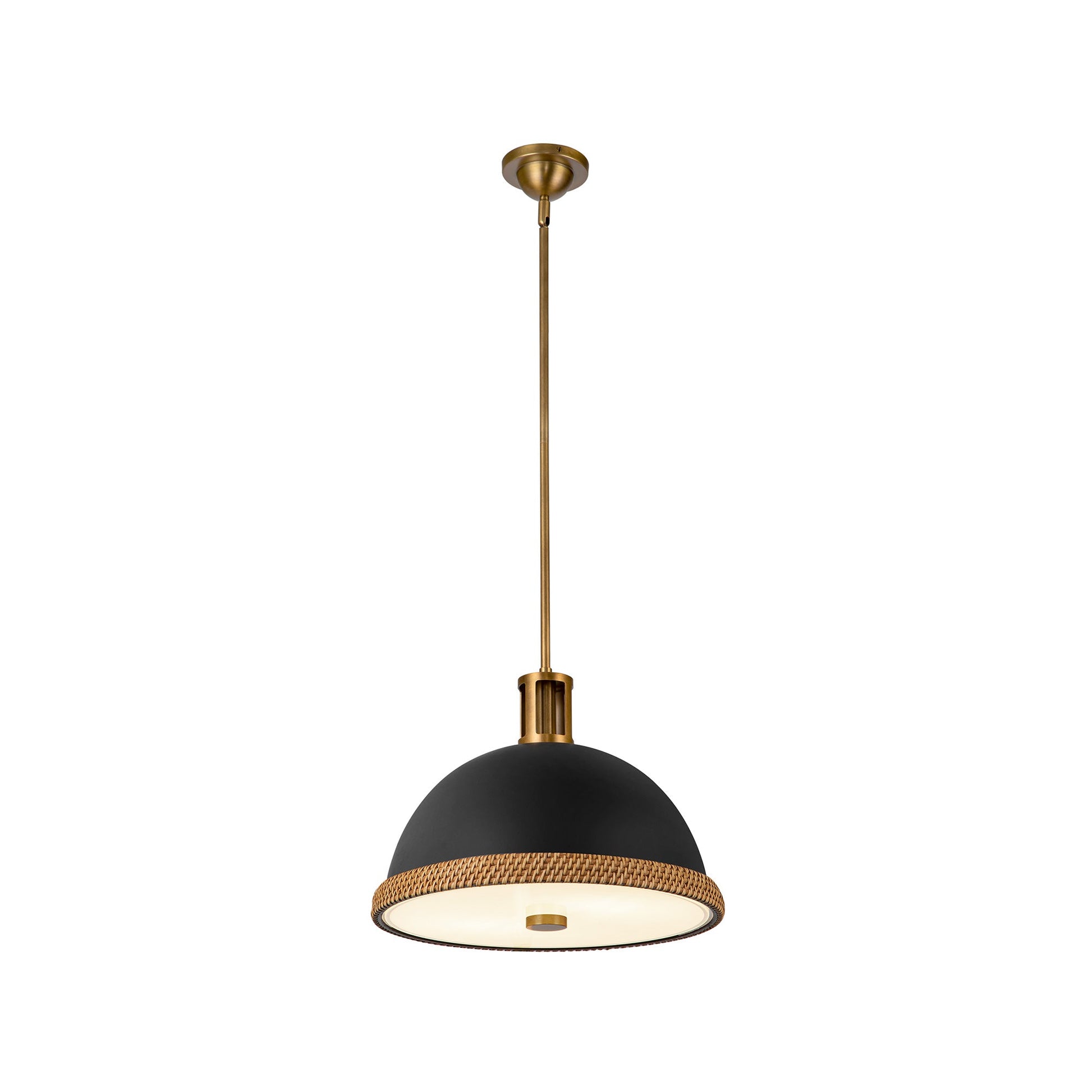Doral Pendant Light in Matte Black (Small).