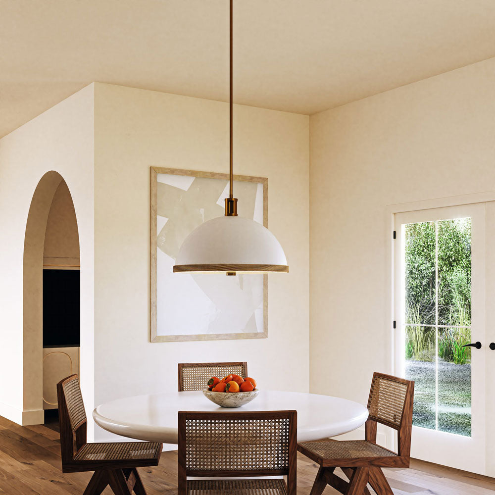 Doral Pendant Light in living room.