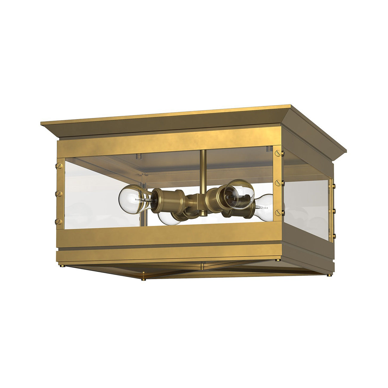 Douglas Flush Mount Ceiling Light in Detail.