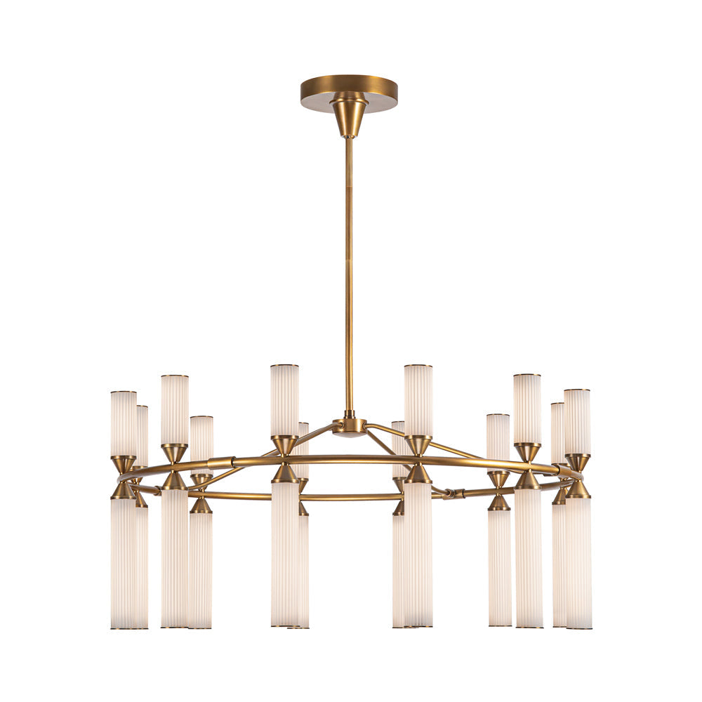 Edwin LED Chandelier in Vintage.