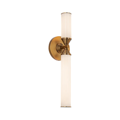Edwin LED Wall Light in Vintage Brass (17.63-Inch).