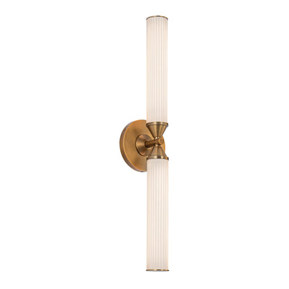 Edwin LED Wall Light in Vintage Brass (22.38-Inch).