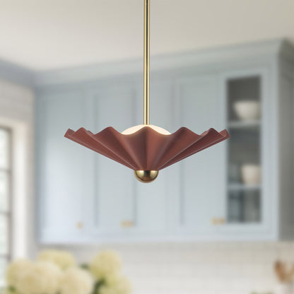 Furrow LED Pendant Light in Detail.